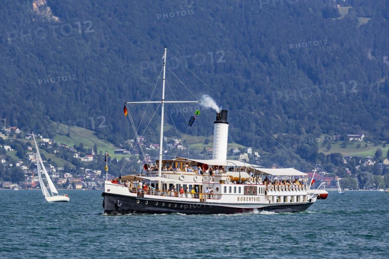 The historic paddle steamer HOHENTWIEL