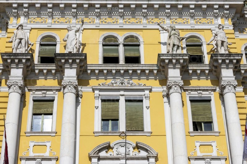 Detail of the most representative building in Rijeka