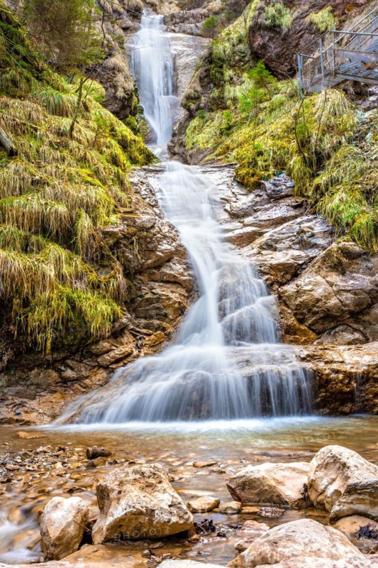 Long exposure of waterfall