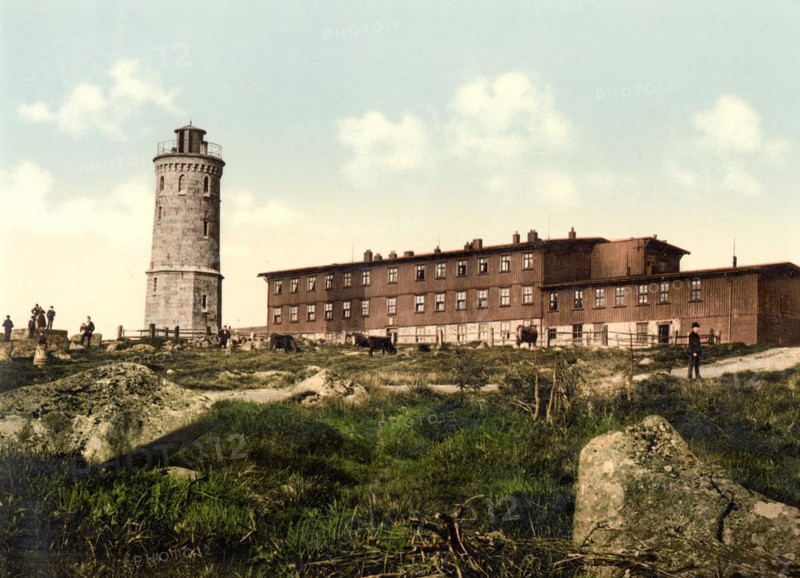 The Brockenhaus in the Harz Mountains