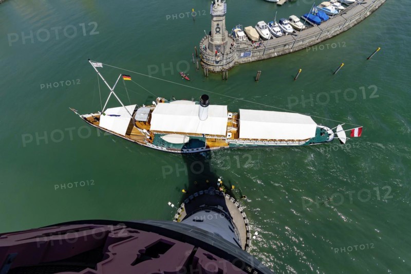 The historic paddle steamer HOHENTWIEL