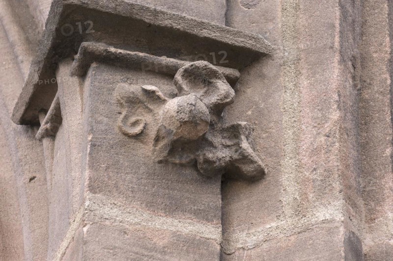 Crab figure decorating the portals of the Lorenzkirche