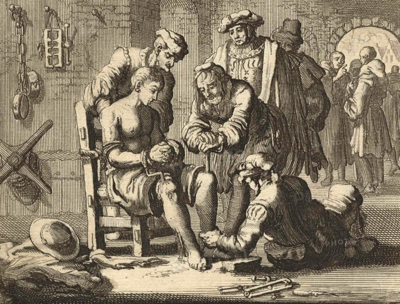 Joost Joosten in Veere being tortured in prison