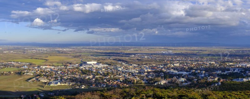View over the Vienna Basin with Bad Voeslau