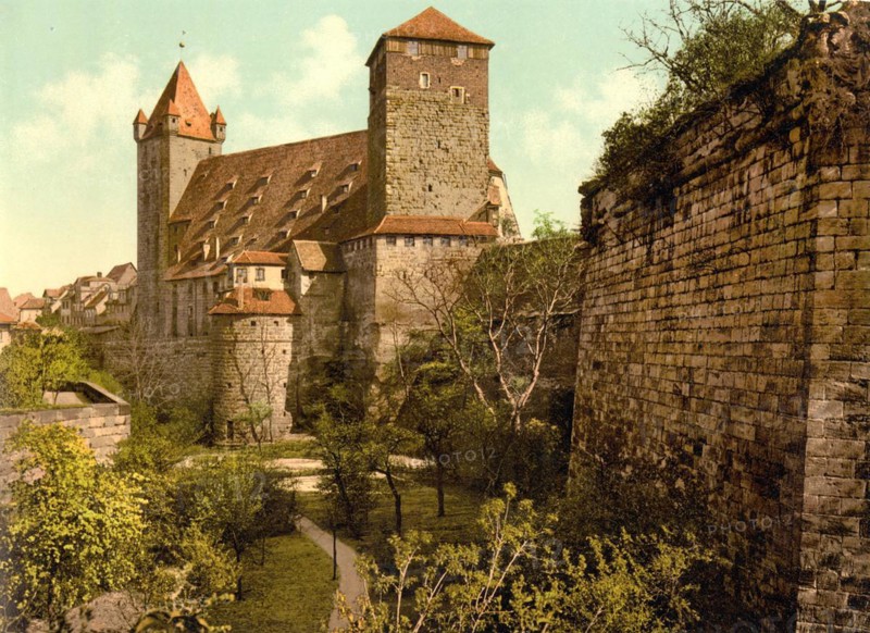 Nuremberg Castle with the Imperial Stables