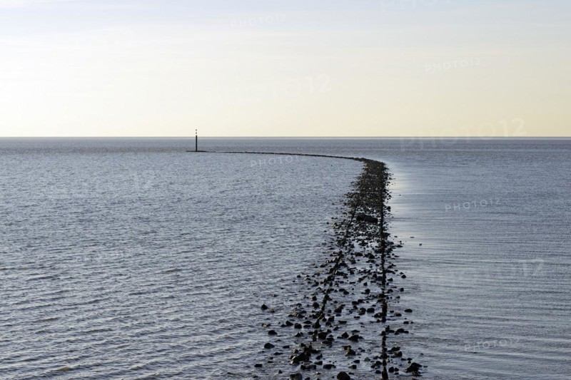 Stone groyne as coastal protection