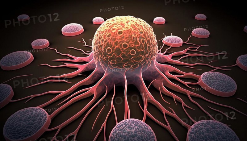 Schematic representation of infiltrating tumour cells