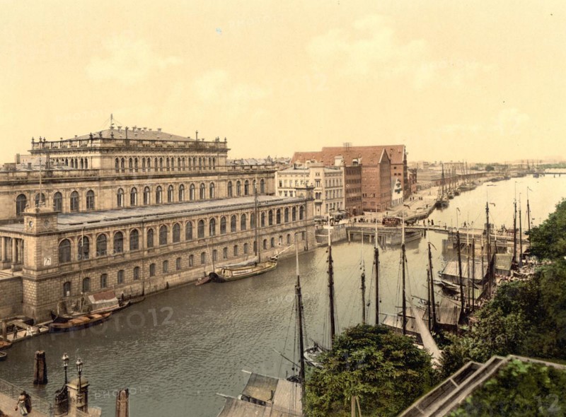 The Stock Exchange and the Port of Koenigsberg
