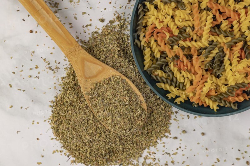 Colourful pasta