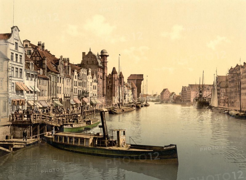 Harbour front of Gdansk