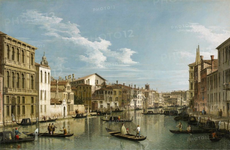 The Grand Canal in Venice from Palazzo Flangini to Campo San Marcuola