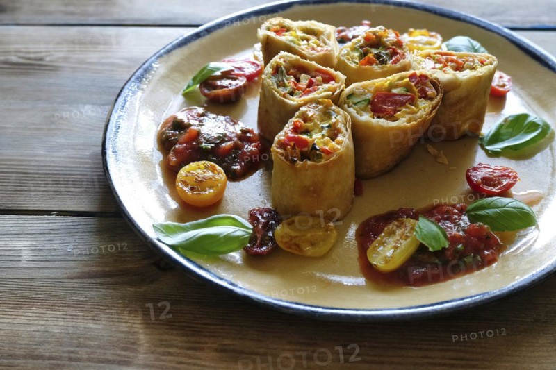 Vegetable strudel