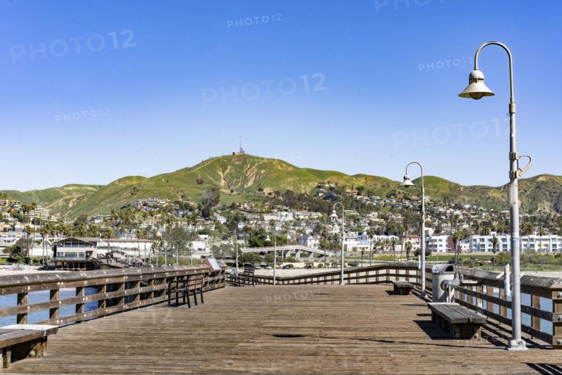 View of Ventura cityscape from Venturas Pier