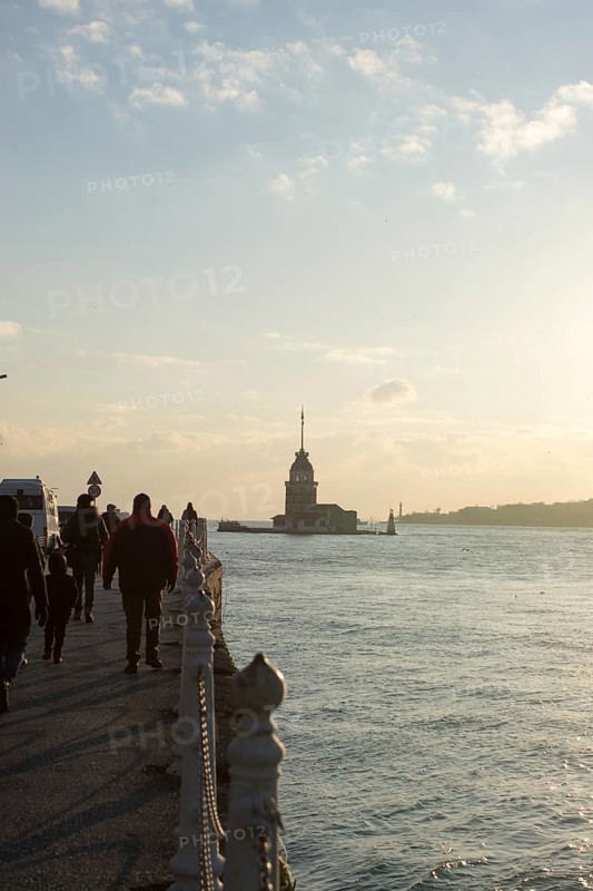 View from Maiden's Tower in evening