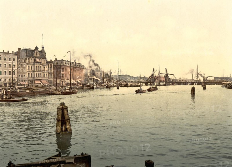 The Port of Szczecin in Pomerania