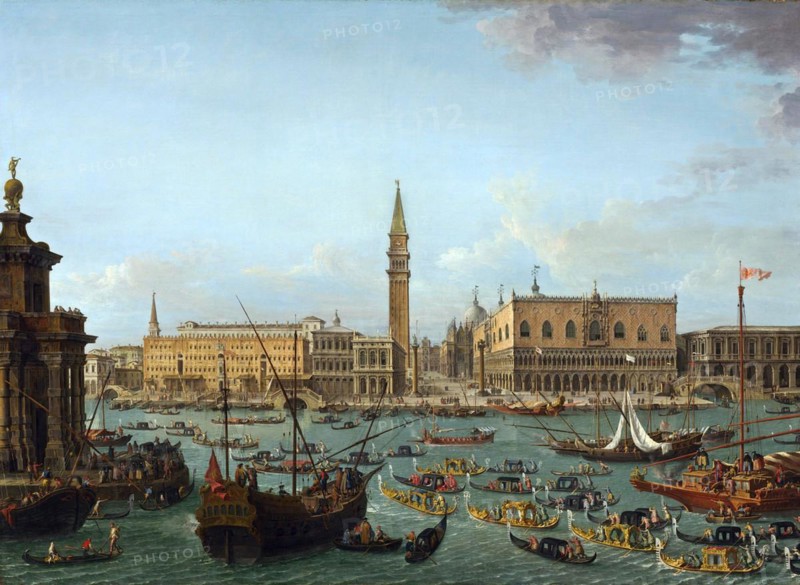 Procession of Gondolas in the Bacino di San Marco