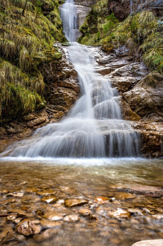 Long exposure of waterfall