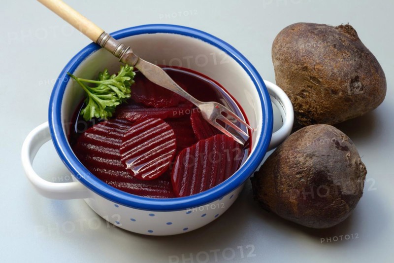 Potted beetroot