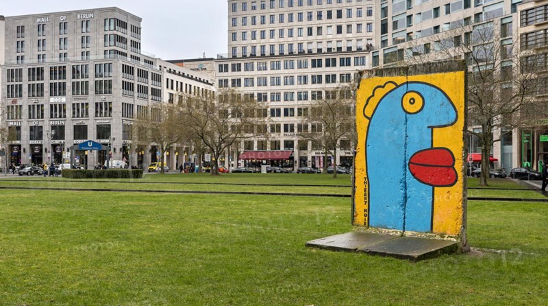 Graffiti on the remains of the Wall at Potsdamer Platz
