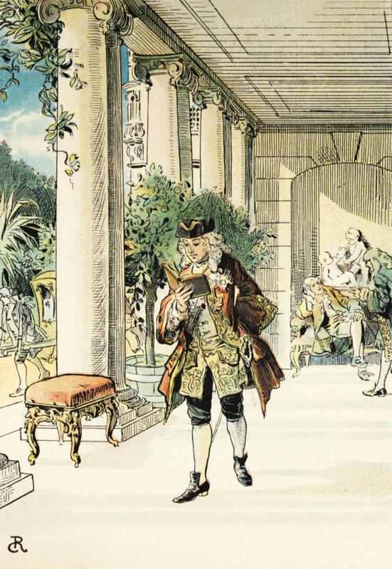 Frederick II the Great as Crown Prince in Rheinsberg