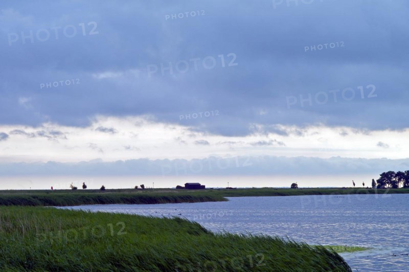 View across the Bodden to Kleinzicker