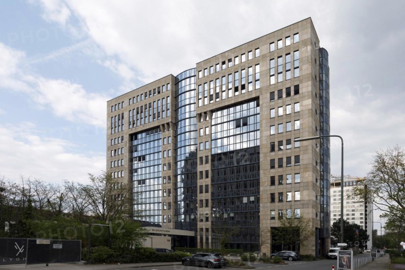 Hans Boeckler Foundation and KKH in the Glockturm office building in Duesseldorf-Golzheim