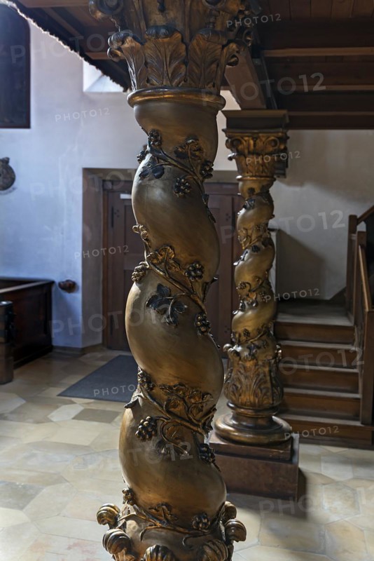 Decorative columns in St Marks Church