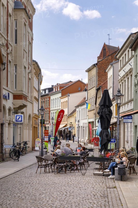 Pedestrian zone in the medieval town centre