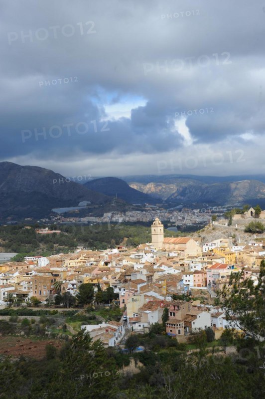 Town view of Polop