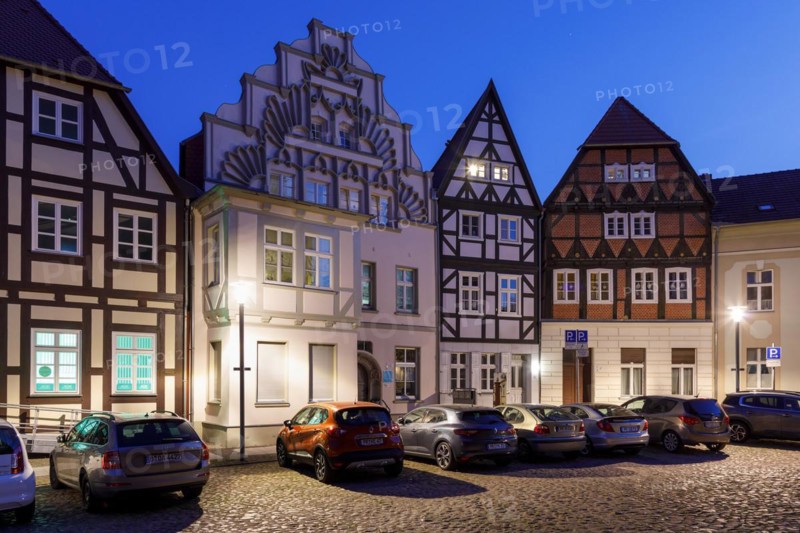 Church square in the medieval town centre