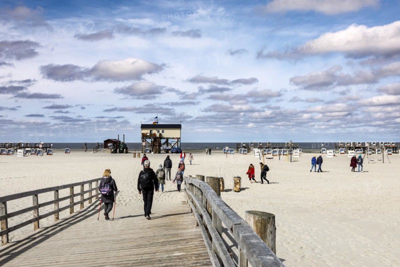 Pier to Sankt Peter-Ording beach