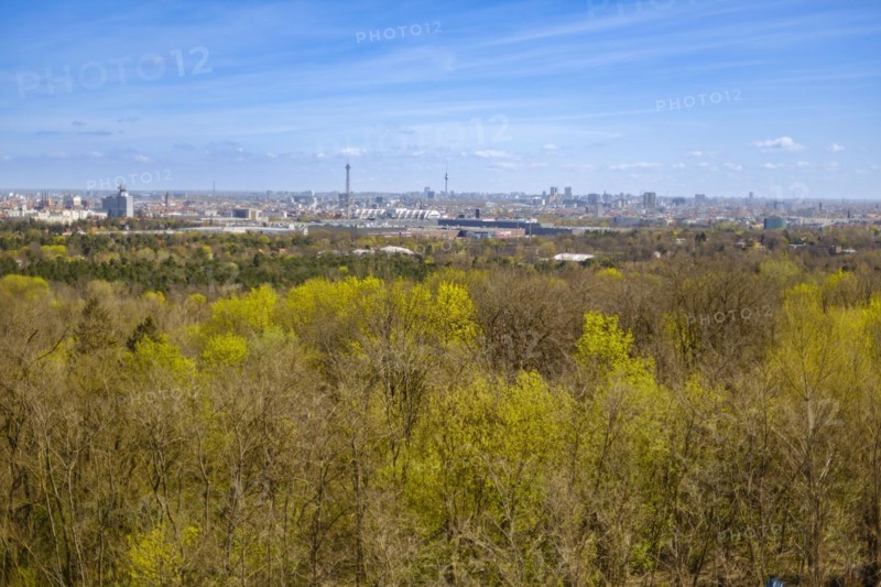 View of Berlin from Drachenberg. Berlin