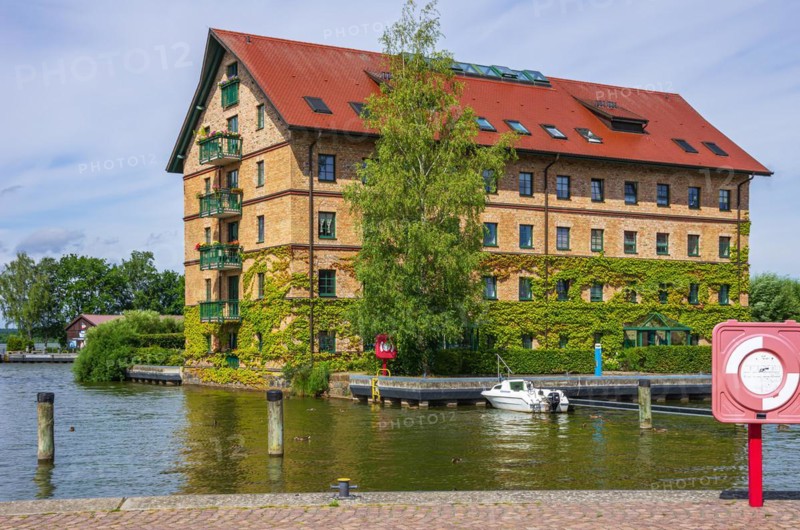 Residential storage at the port and city harbour of Neustrelitz