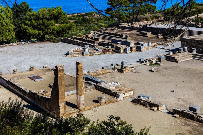 View of the Temple of Pythian Apollo