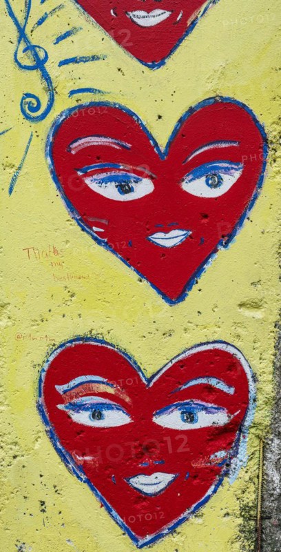 Graffiti on the remains of the Wall at Potsdamer Platz