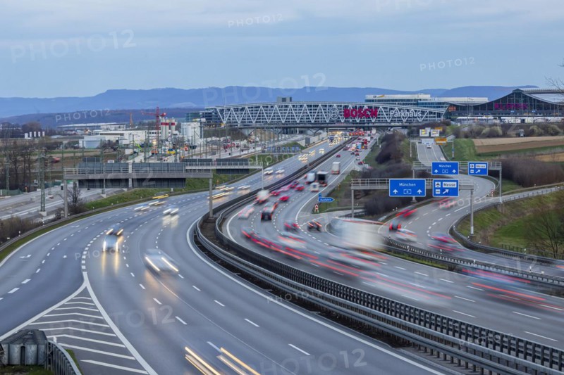 A8 motorway at the airport