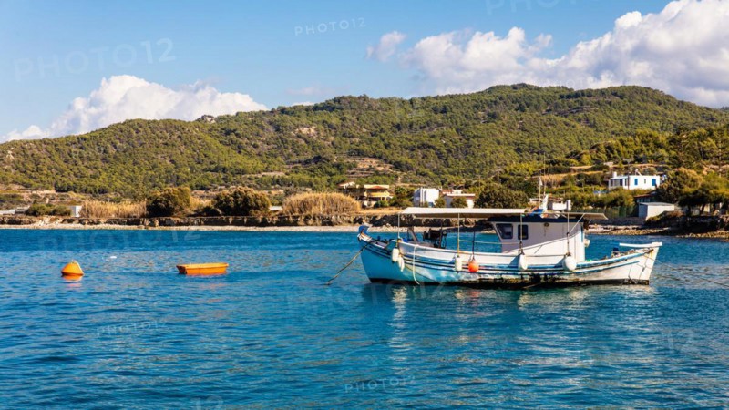 Small fishing port Kamiros Skala
