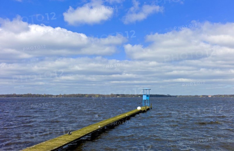 Bathing jetty at the Zwischenahner Meer