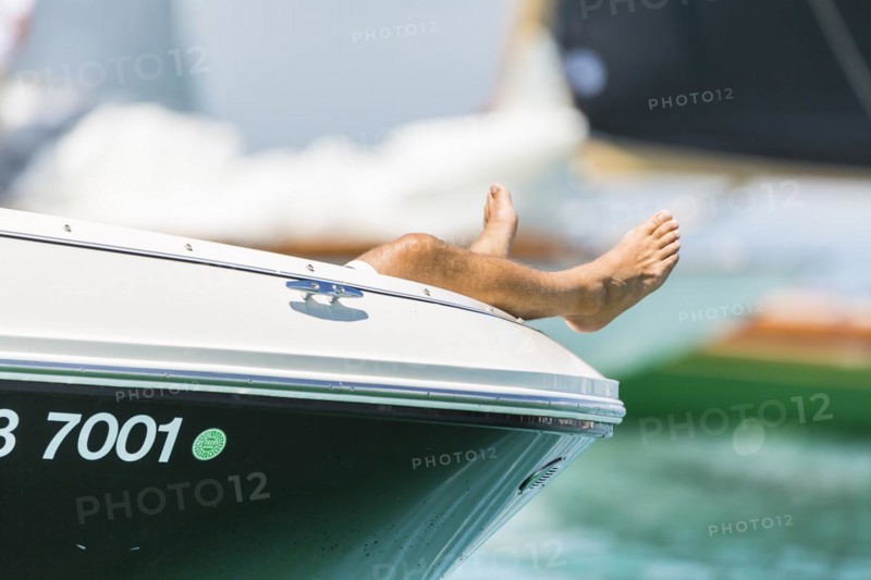 Midday nap on a sailing yacht