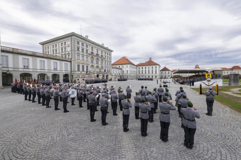 Handover roll call German Field Army in Nymphenburg Palace