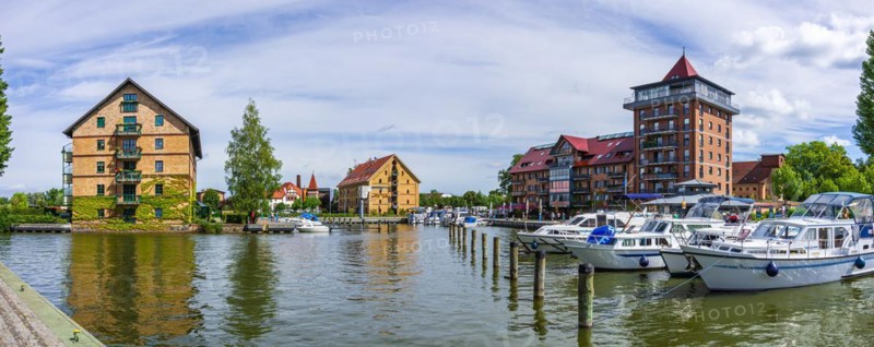 Residential storage at the port and city harbour of Neustrelitz