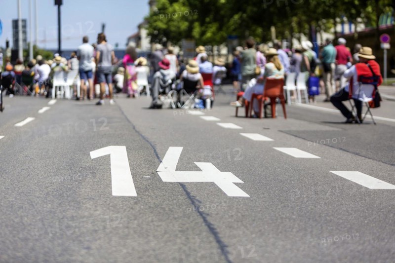 Demonstration of a citizens initiative for less traffic in the city centre