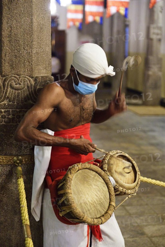 Drummers at the Sri Dalada Maligawa