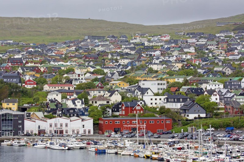 View over the port