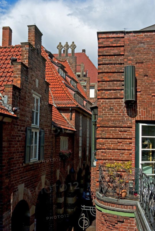 The Boettcherstrasse in Bremen