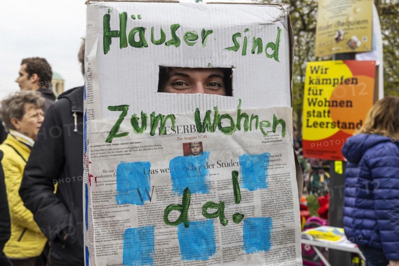 Demonstration against high rents