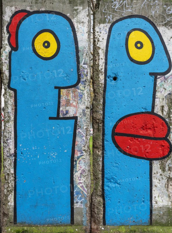 Graffiti on the remains of the Wall at Potsdamer Platz