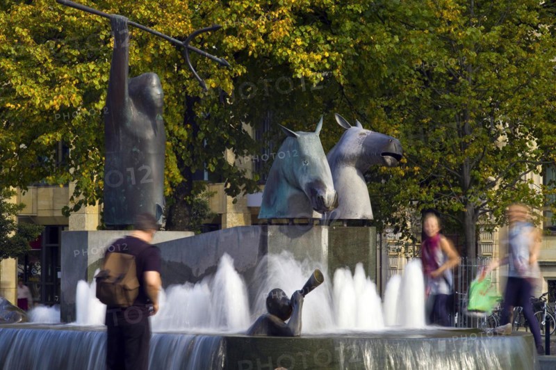 The Neptune Fountain on the Domshof
