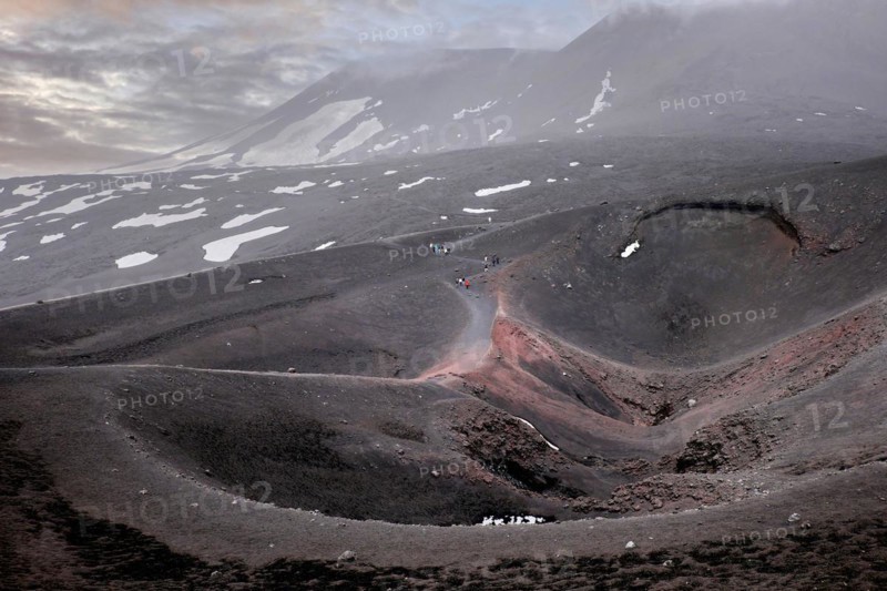 At a secondary crater of the volcano Etna