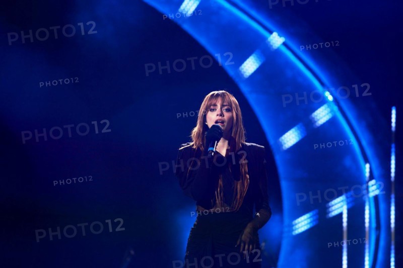 Singer Annalisa Scarrone live at Suzuki Stage 2023. Festival di Sanremo 2023